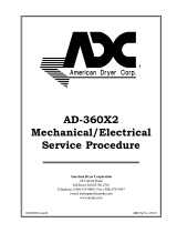 American Dryer Corp. AD-540 User manual