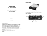Addonics Technologies ZBW-H63DEU User manual