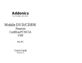 Addonics Technologies Mobile DVD/CDRW User manual