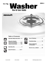 Admiral AAV-3 User manual