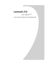 Lexmark Z12 User manual