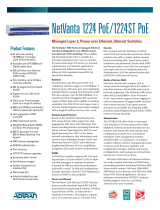 ADTRAN NetVanta 1224 PoE User manual