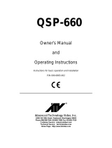 Advanced Global Technology QSP-660 User manual