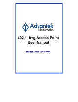 Advantek Networks AWN-AP-54MR User manual