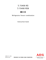 AEG S 75400 KG8 User manual