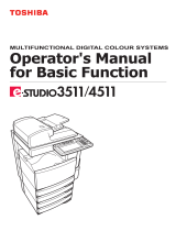 Toshiba 3511 User manual