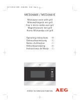 AEG MCD2660E User manual