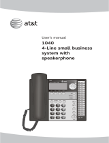 AT&T 1040 User manual