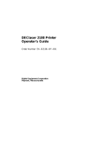 DEC DEClaser 2100 User manual
