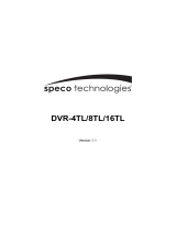 Speco Technologies 8TL User manual