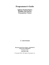 Agilent Technologies E4406A VSA User manual