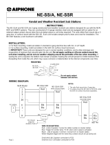 Aiphone NE-SSR User manual