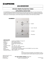 Aiphone AN-8050DSW User manual