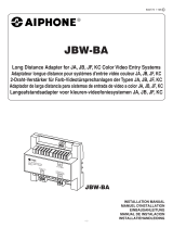 Aiphone JBW-BA User manual