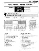 Aiphone LEF-3C User manual