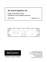 Air Comm Systems ACS 2010 User manual