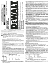 DeWalt D25890 User manual