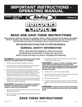 Air King Builder's Choice 9856M1 User manual