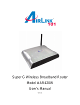 Airlink101 AR420W User manual