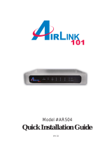 Airlink101 AR504 User manual
