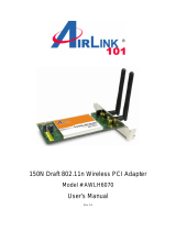 Airlink101 AWLH6070 User manual