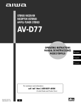 Aiwa AV-D97 User manual