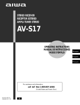 Aiwa AV-S17 User manual