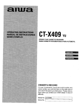 Aiwa CT-X409 User manual