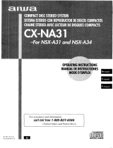 Aiwa CX-NA31 User manual