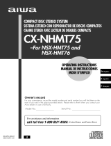 Aiwa CX-NHMA86 User manual