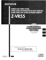 Aiwa Z-VR55 User manual