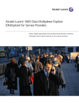 Alcatel Carrier Internetworking Solutions Data Multiplexer Explore 1665 User manual