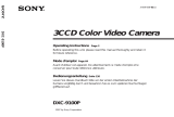 Sony 3CCD User manual