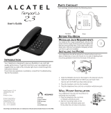 Alcatel Temporis 23 Owner's manual
