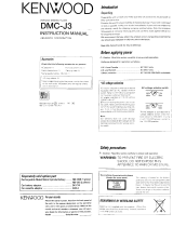 Kenwood DMC-J3 User manual