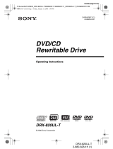 Sony DRX-820UL User manual