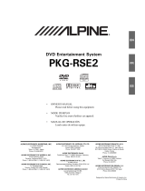 Alpine Alpine DVD Entertainment System User manual