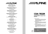 Alpine CDA-7832R Owner's manual