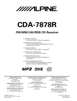 Alpine CDA-7878R User manual