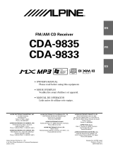 Alpine CDA-9833 User manual