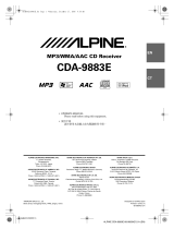 Alpine CDA-9883E User manual