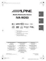 Alpine IVA-W203 User manual