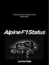 Alpine SPX-Z18T User manual
