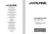 Alpine TDA-7547E User manual