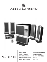 Altec Lansing VS3151R User manual