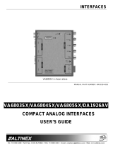 Altinex Compact Analog Interfaces VA6804SX User manual
