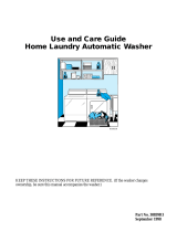 Amana Home Laundry Automatic Washer User manual
