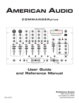 American Audio CommanderPlus User manual