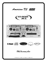 American DJ DCD-PRO200MKIII User manual