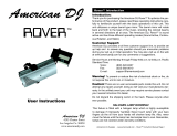 American DJ ROVER User manual